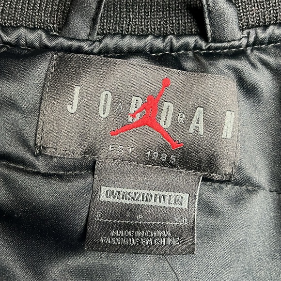 Nike Jordan Flight Renegade Black Bomber Jacket - Picture 7 of 15